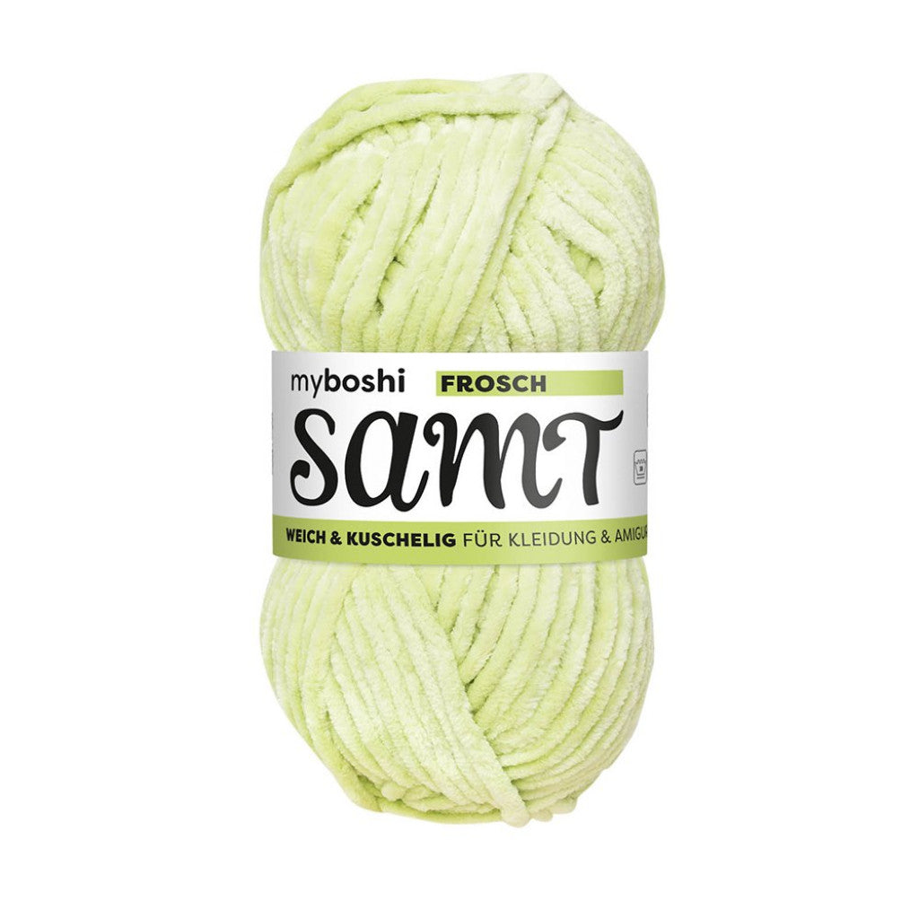 Myboshi Samt Chenillegarn 100m - 827 Frog