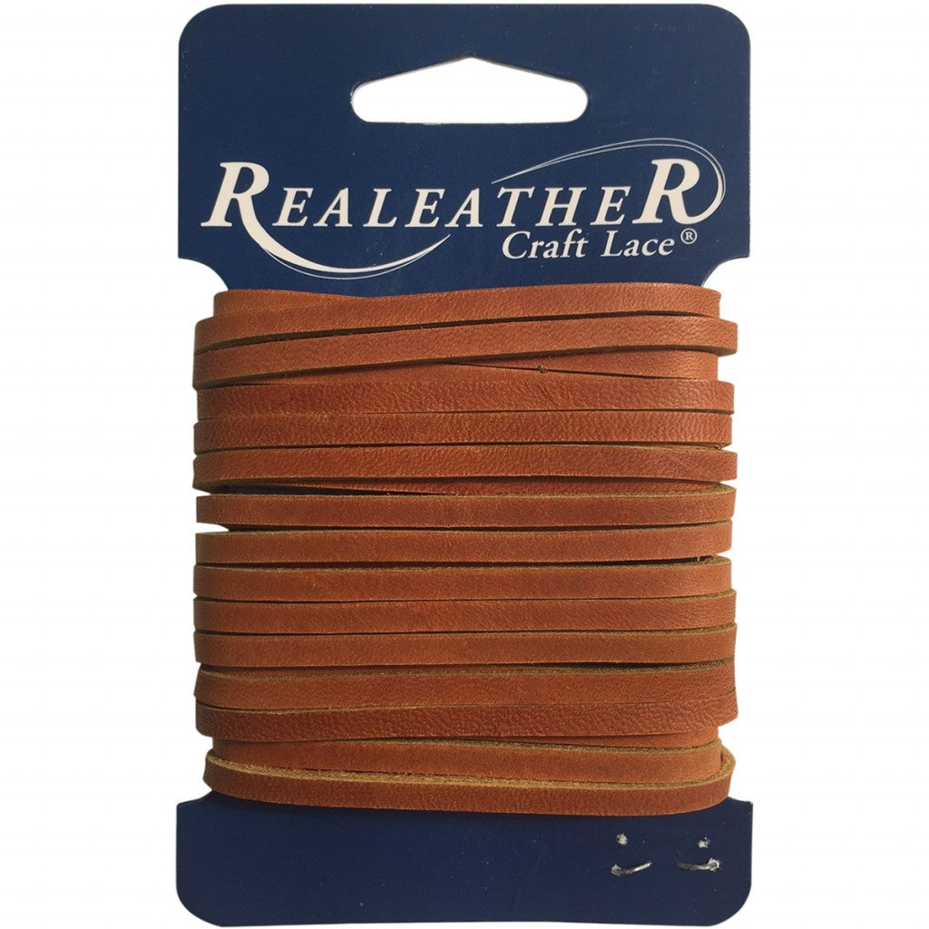 Skinnreim Flat 0,3mm x 3,6m - Tan