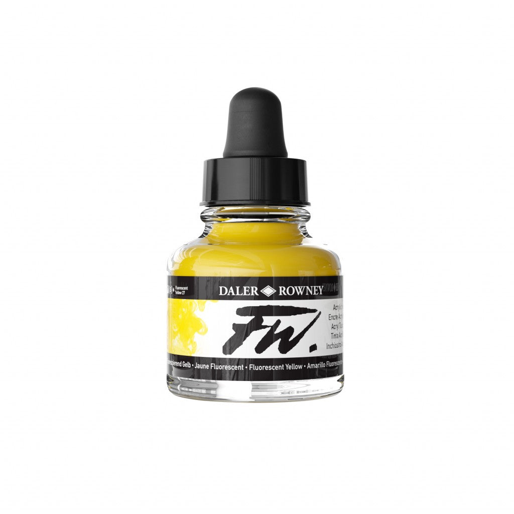 Daler Rowney - FW Ink 29,5ml - 681 Fluorescent Yellow