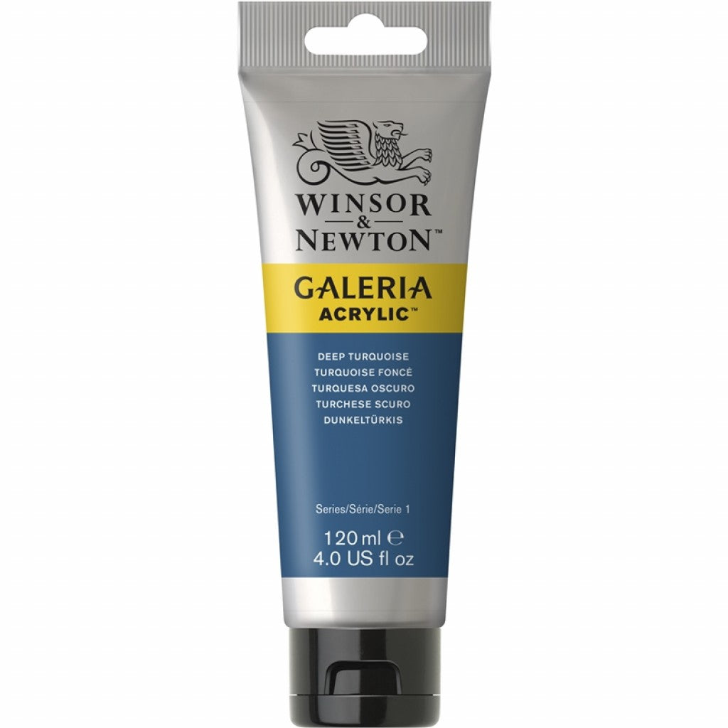 W&N - Galeria Acrylic 120ml - 232 Deep Turquoise
