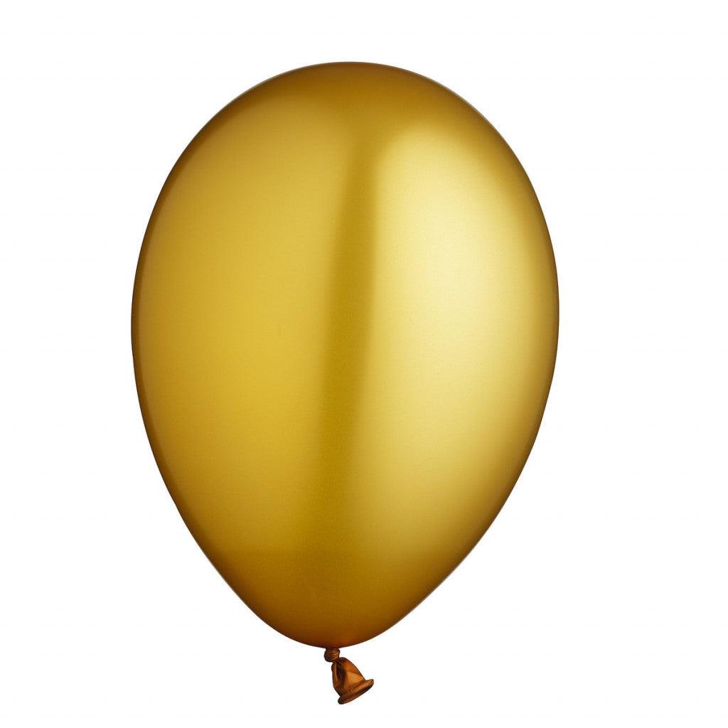 Ballonger 26cm, 12 stk - Gull - HobbyHimmelen