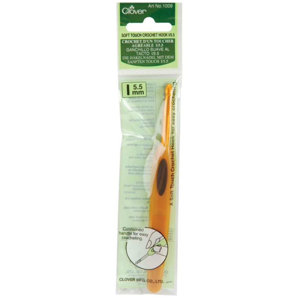 Heklenål Clover, Soft Touch - 5,5mm