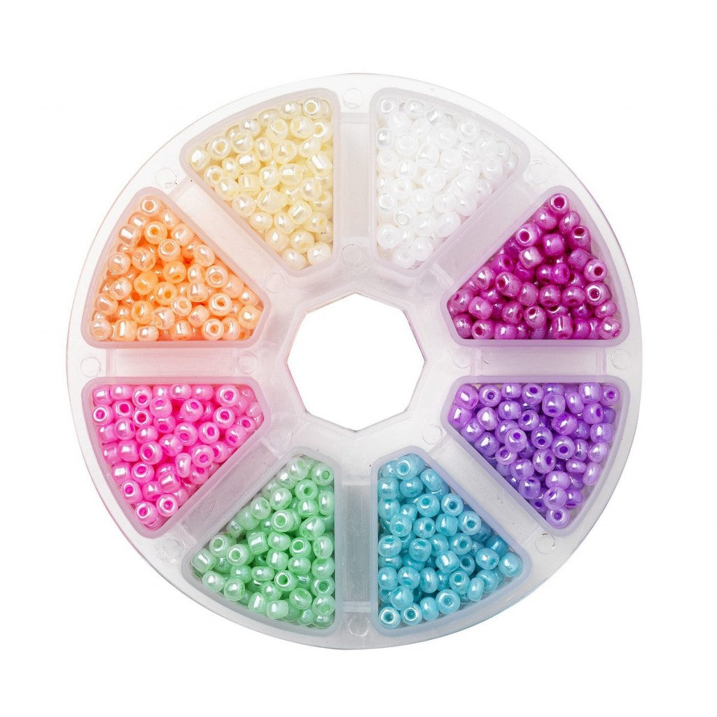 Perlemiks Rocaille 6/0 Pastel