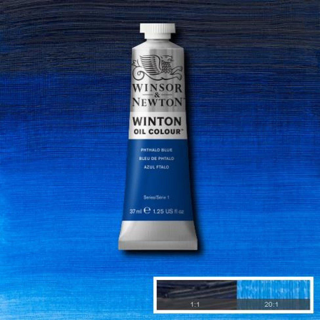 W&N - Winton Oil 37ml - 516 Phthalo Blue