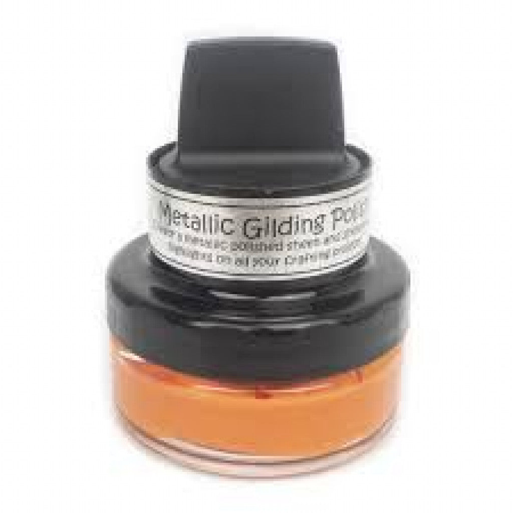 Cosmic Shimmer Metallic Gilding Polish - Tangy Tangerine
