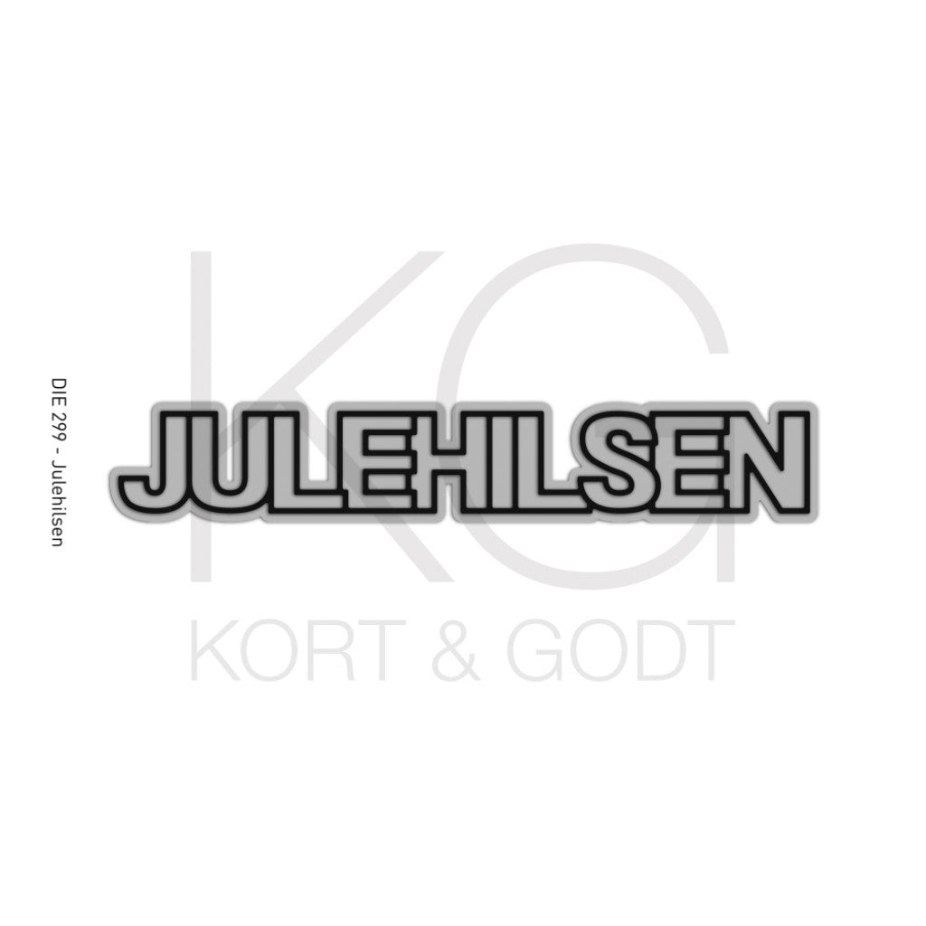 Kort & Godt Die m skygge - Julehilsen