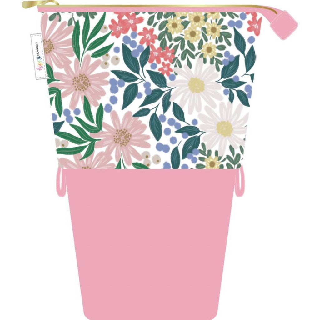 Happy Planner Zippered Pennal - Springtime Flora