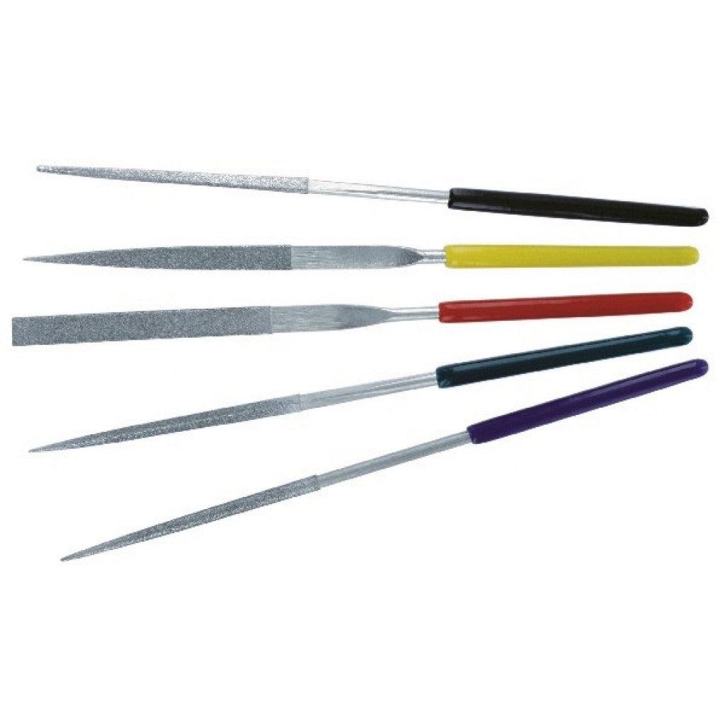 5pc Diamond File set 100mm - HobbyHimmelen