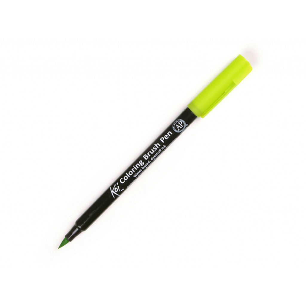 Sakura KOI Colouring Brush Pen - Yellow Green #27
