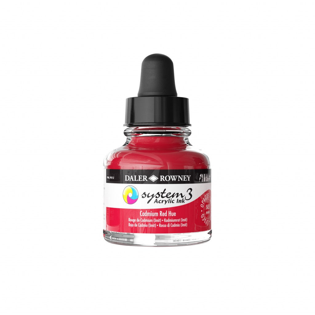 Daler Rowney - System3 Ink 29,5ml - 503 Cadmium Red Hue