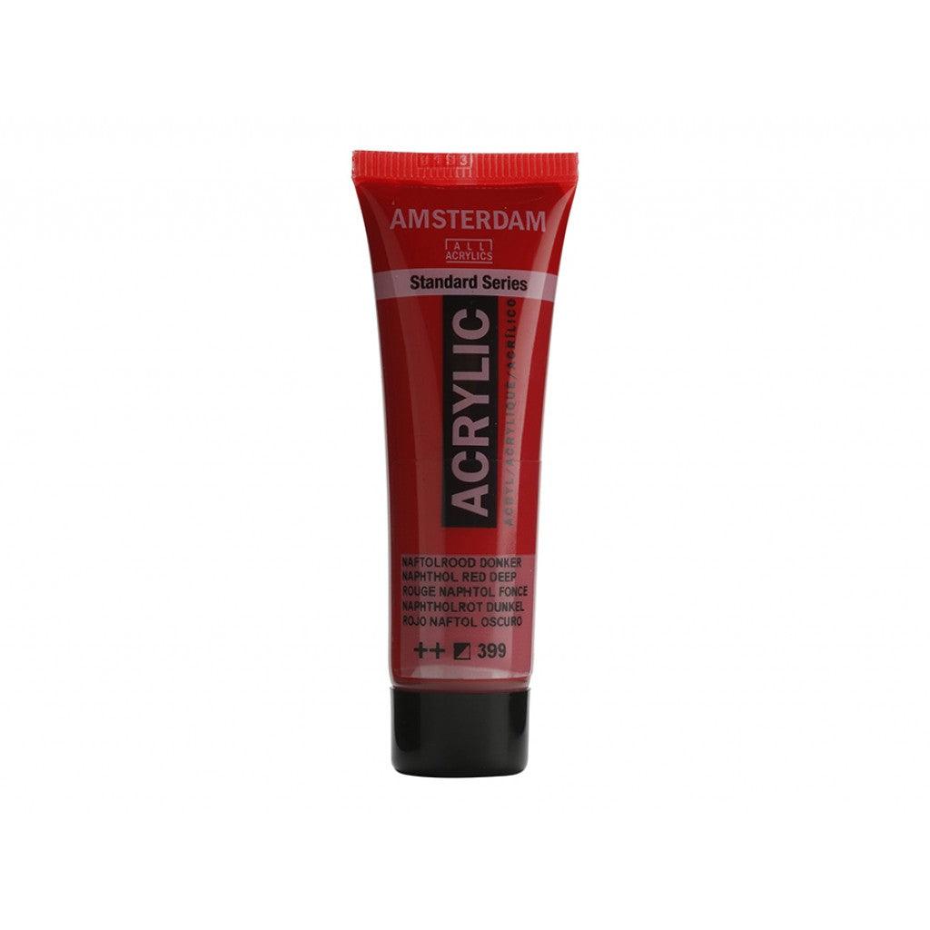 Amsterdam Standard 20ml - 399 Naphthol Red Deep - HobbyHimmelen