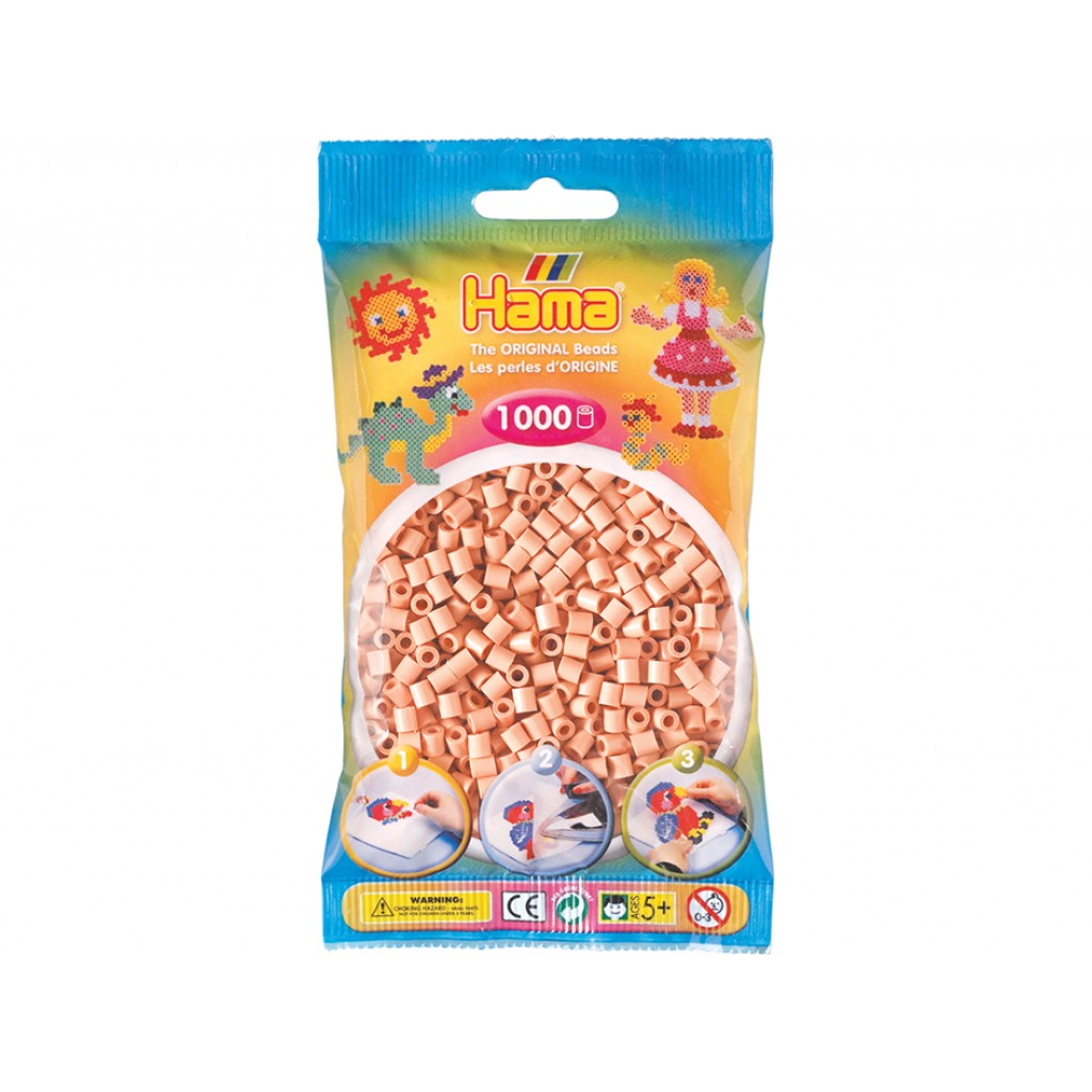 Hama Midi, 1000stk - 26 Matt Rosa (Hudfarge)