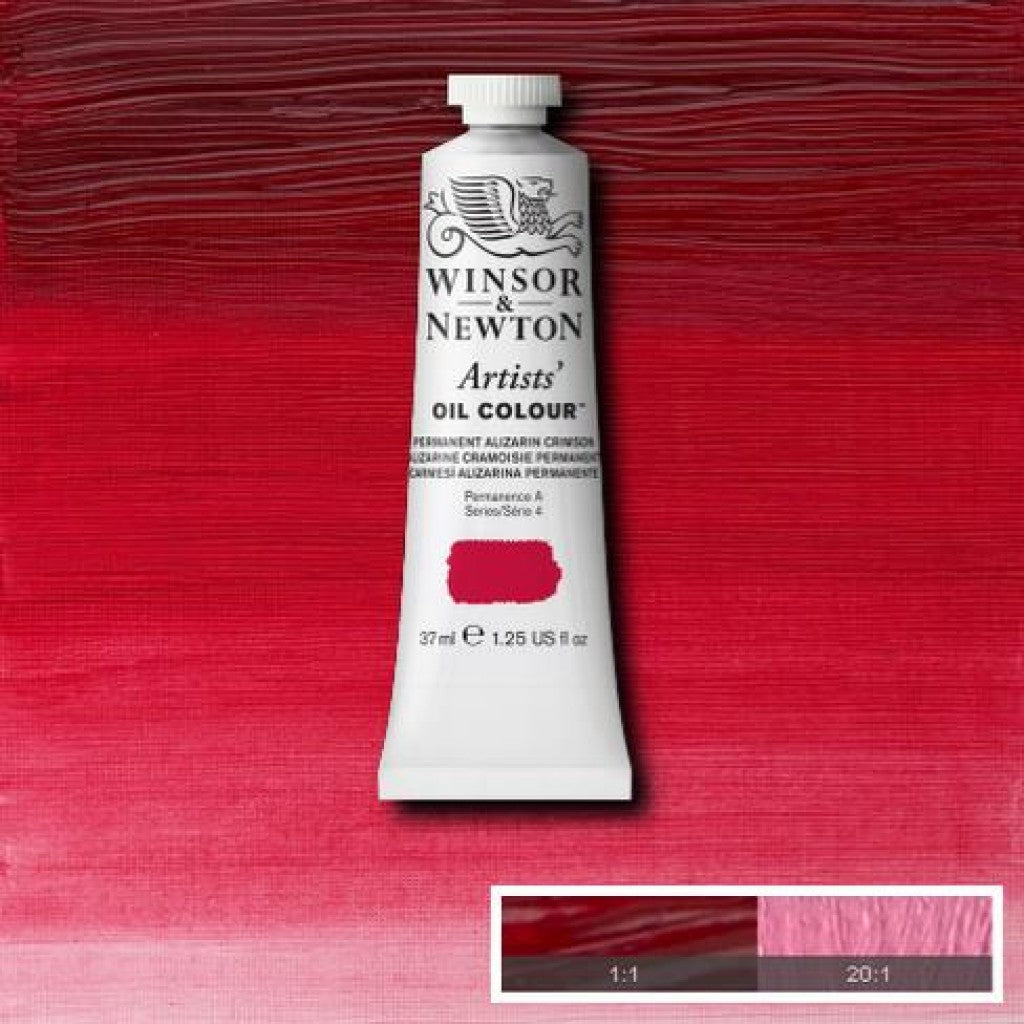 W&N - Artists Oil 37ml - 468 Permanent Alizarin Crimson