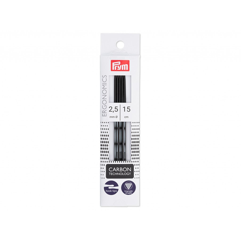 Prym Ergonomics Carbon Settpinne, 15cm - 2,5mm