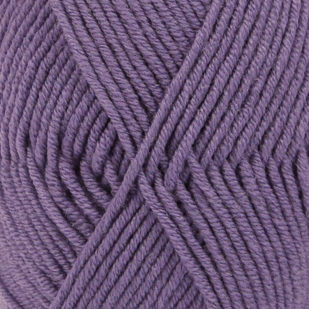 Merino Extra Fine Uni - 44 Kongelig Lilla