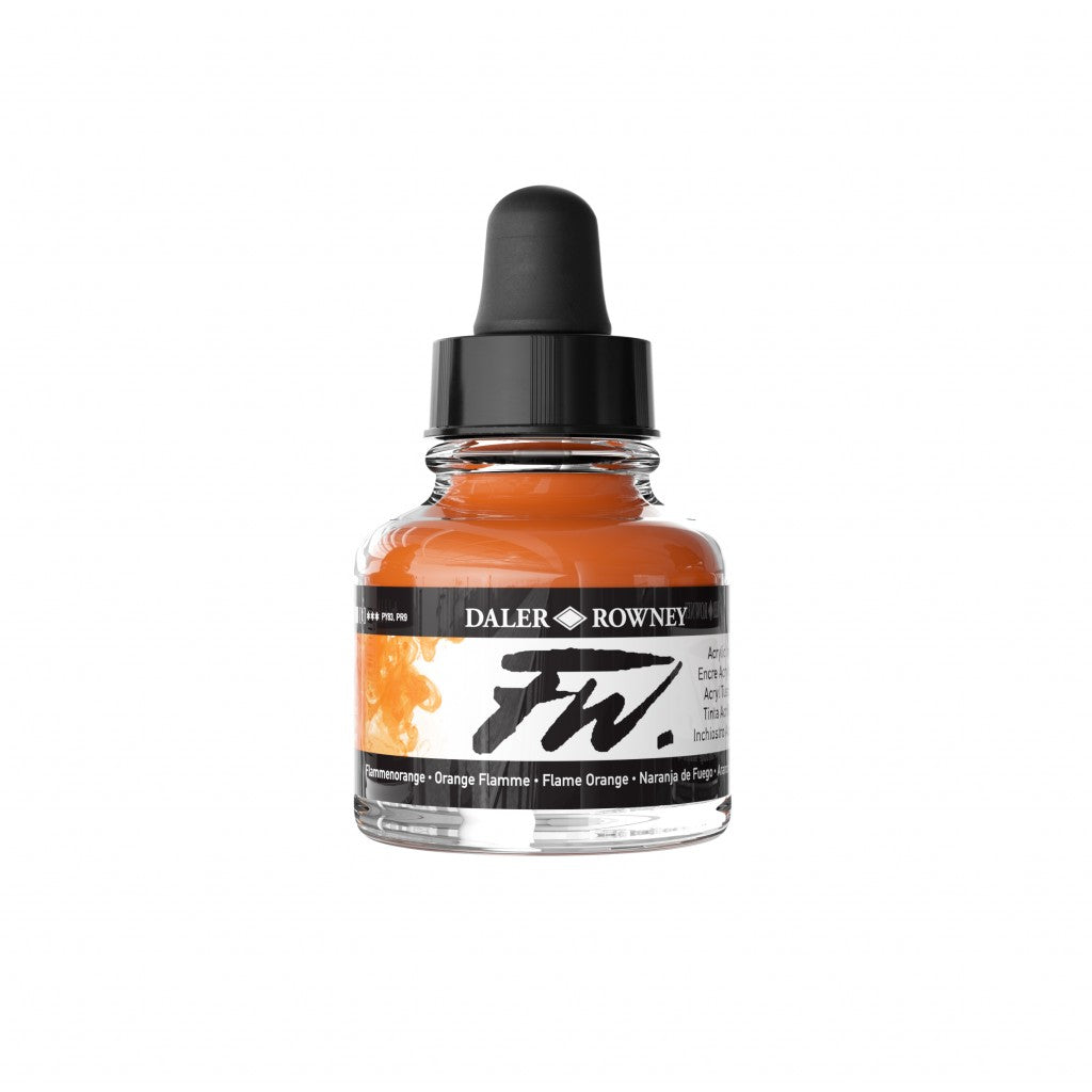 Daler Rowney - FW Ink 29,5ml - 687 Flame Orange