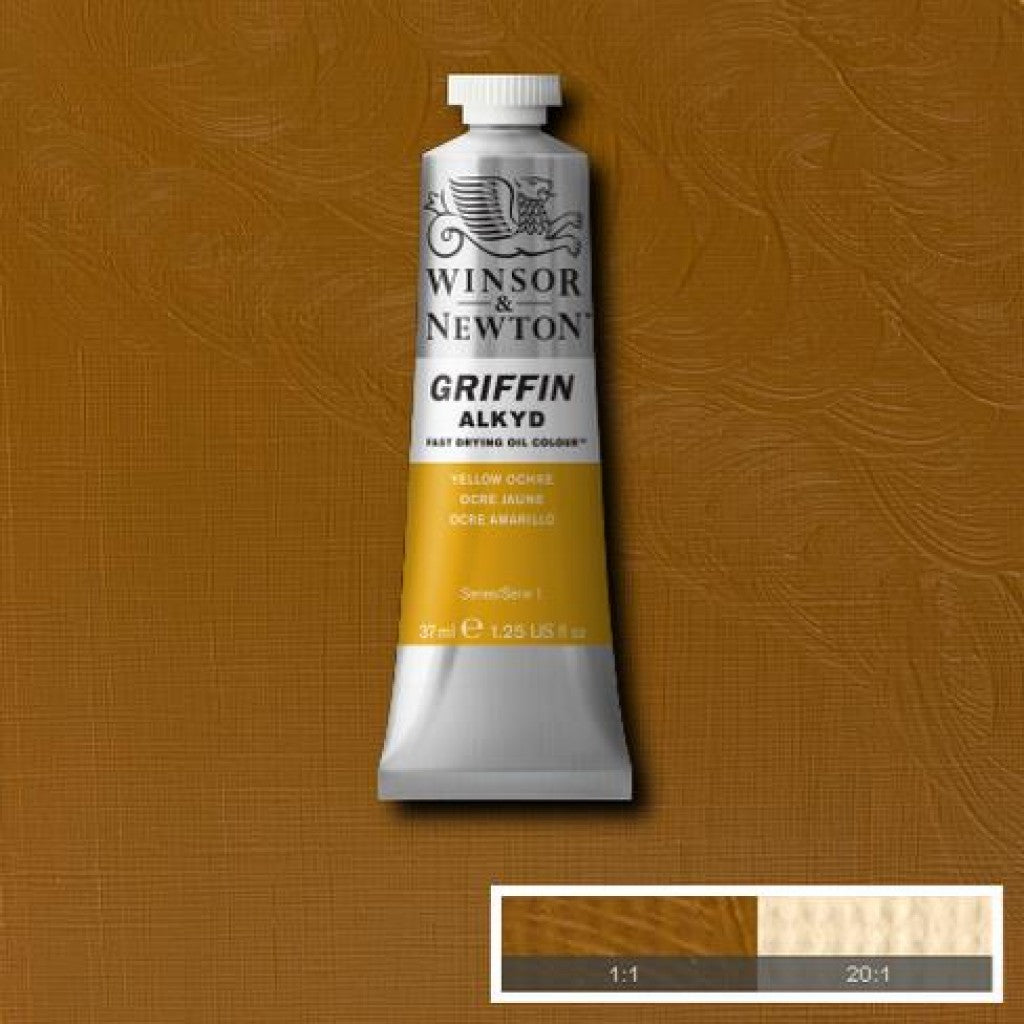 W&N - Griffin Alkyd 37ml - 744 Yellow Ochre