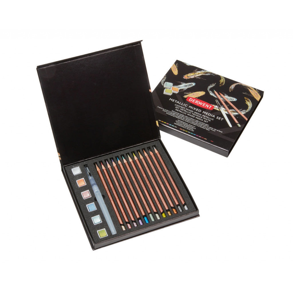 Derwent set Metallic Mixed Media Set
