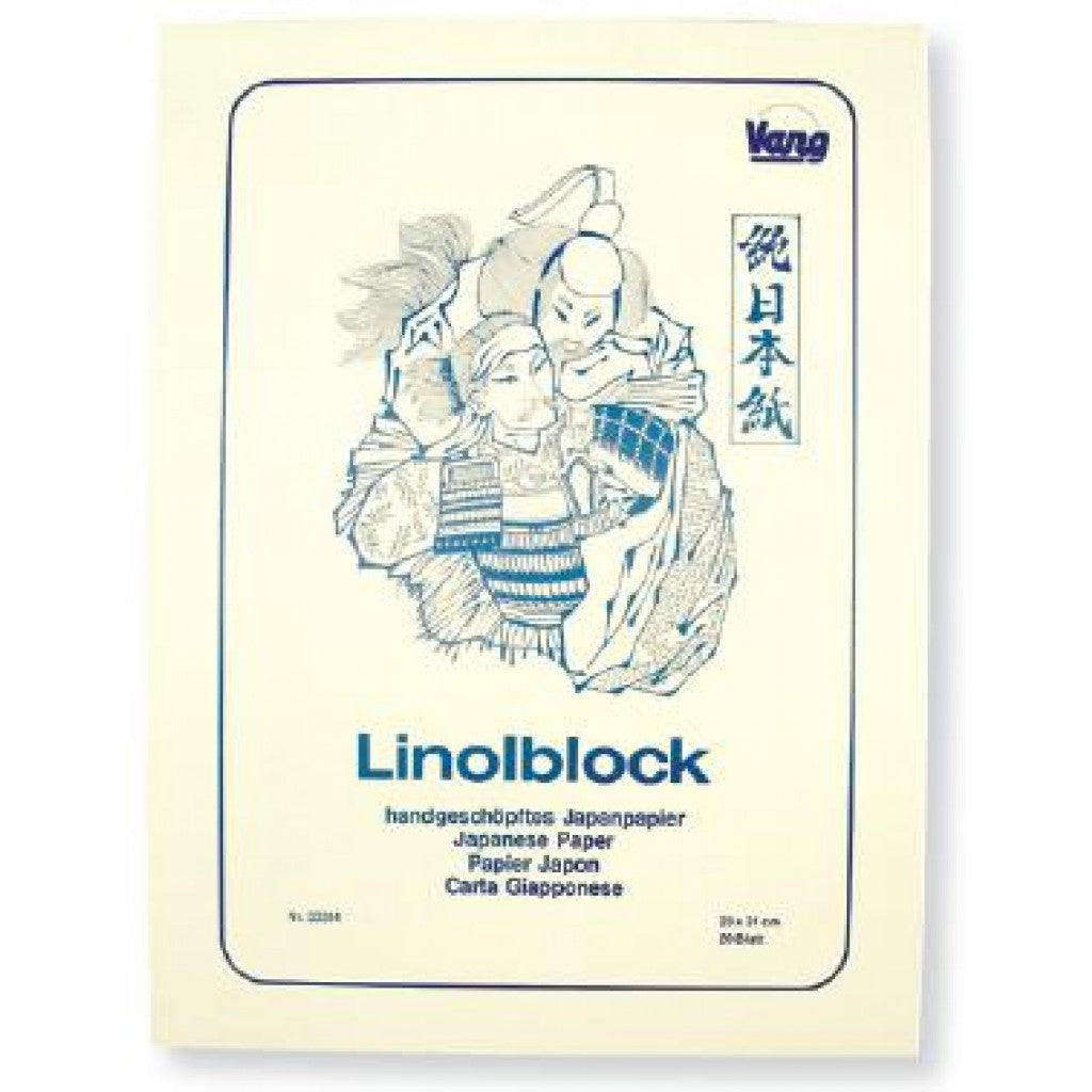 Vang Linoblokk 23x31 cm - Rispapir
