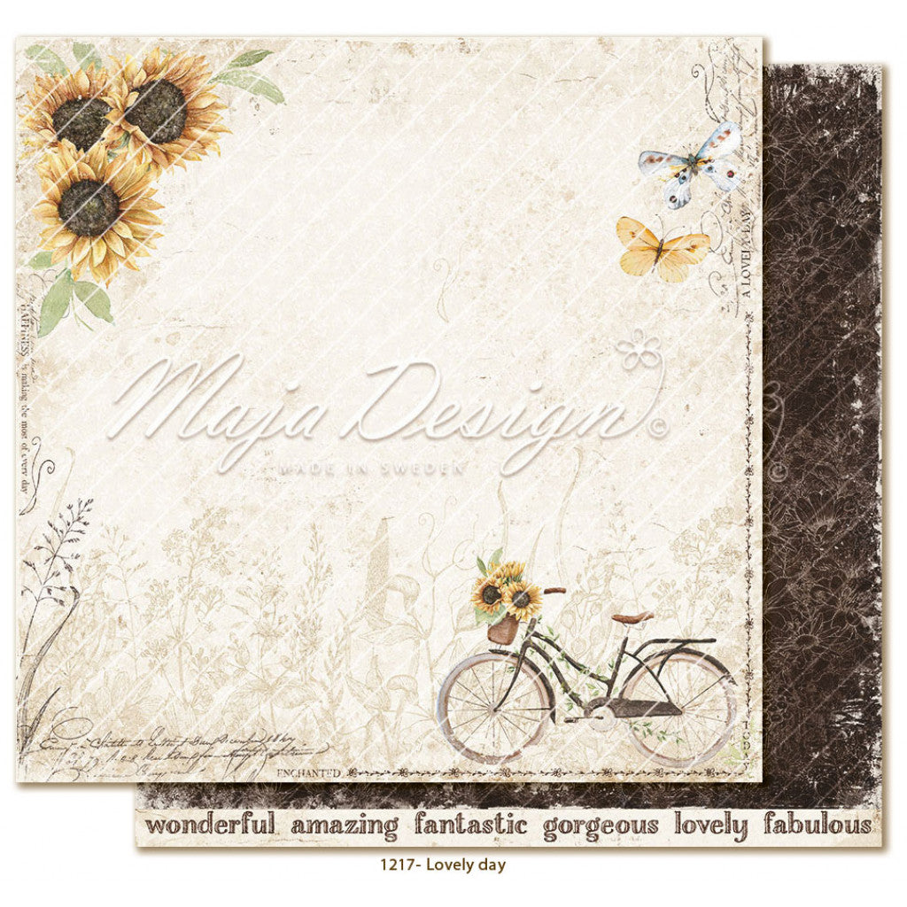 Maja Design Mønsterpapir Everyday Life - A lovely day 12"x12"