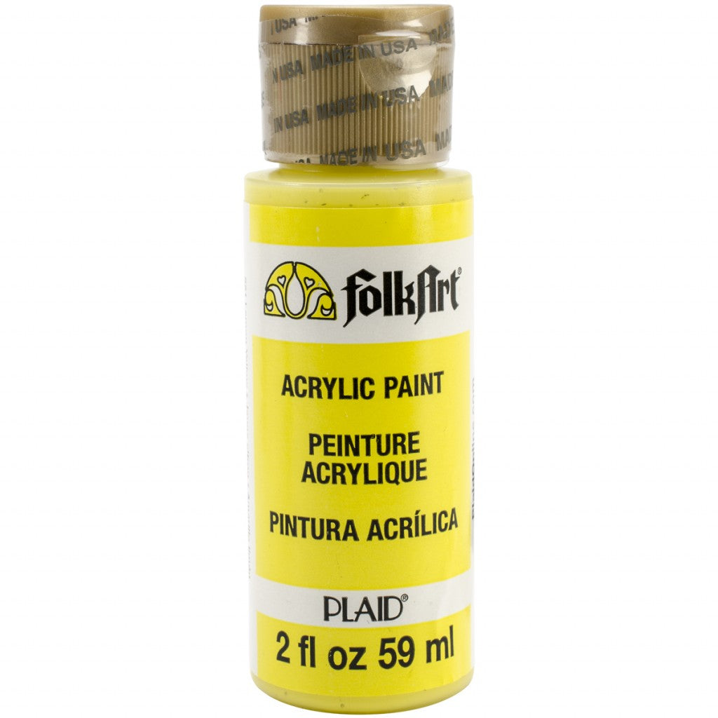 FolkArt Akrylmaling 59ml - Lemon Yellow