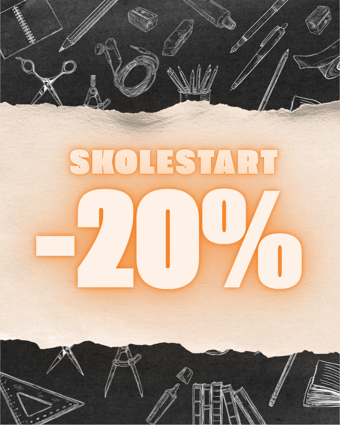 Skolestart -20%