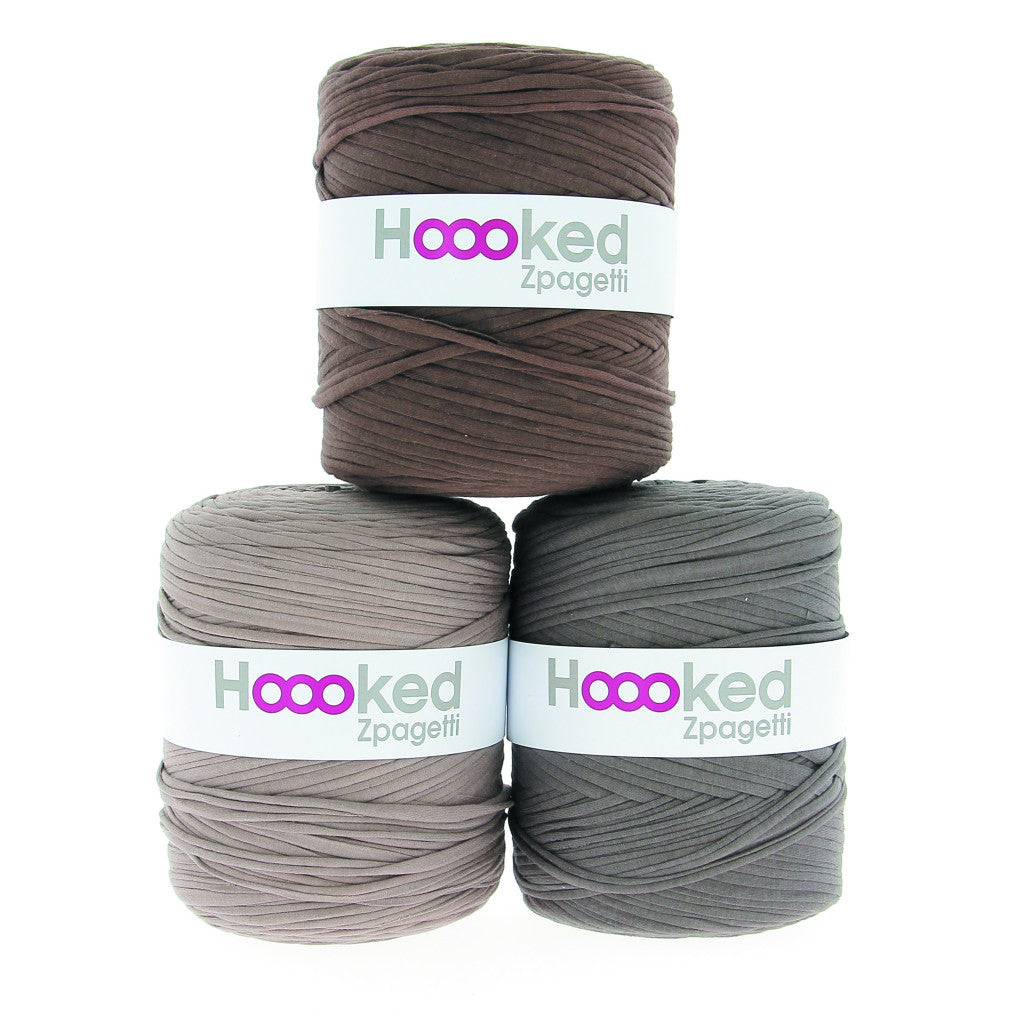 Hoooked Zpagetti, 700g - Taupe shades