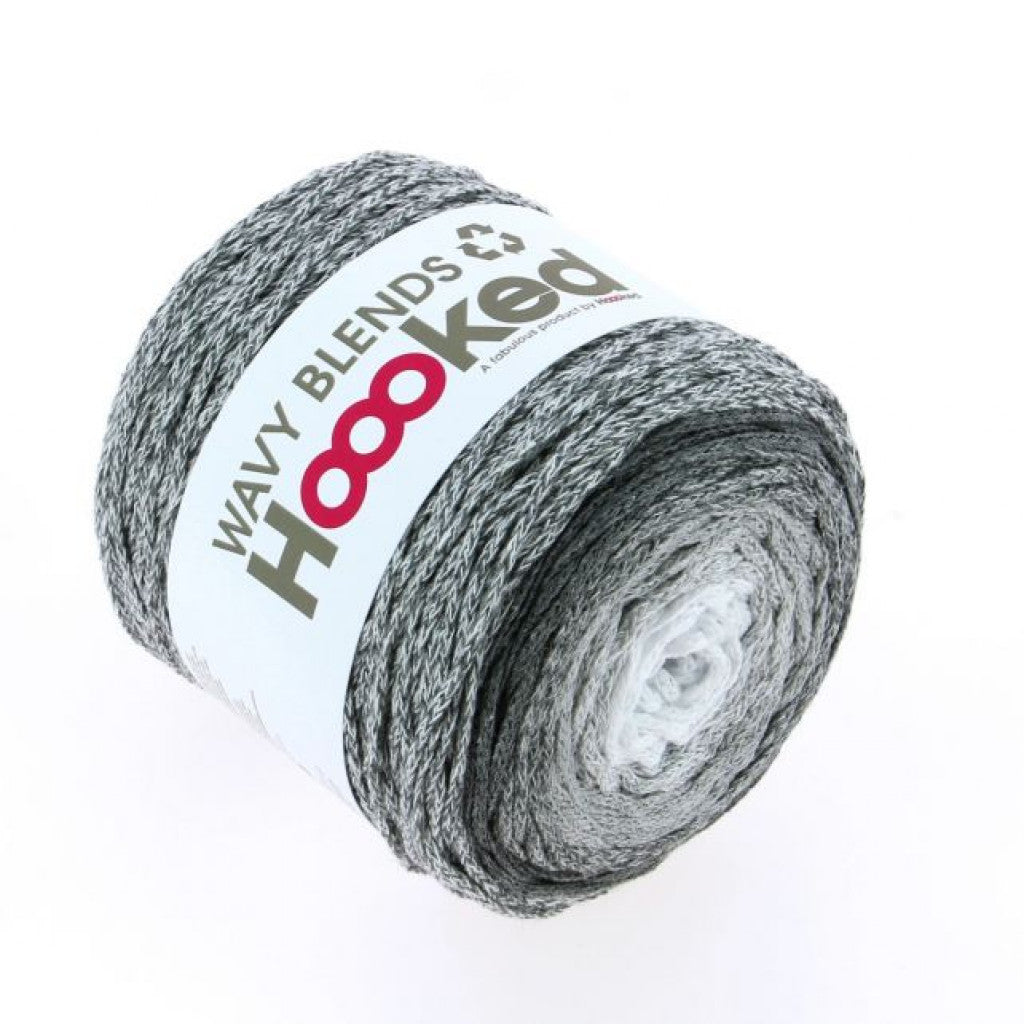 Hoooked Wavy Blends - Silver White 250g