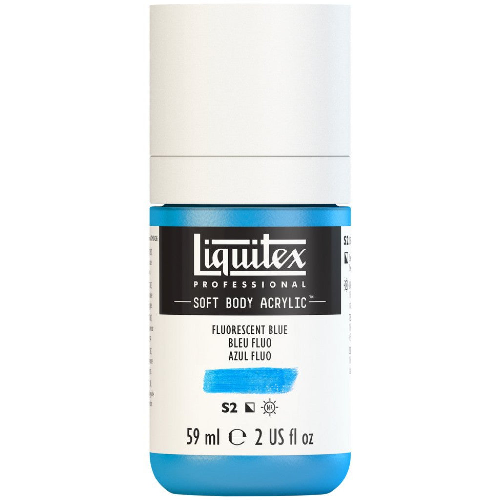 Liquitex Soft Body 59ml - 984 Fluorescent Blue S2
