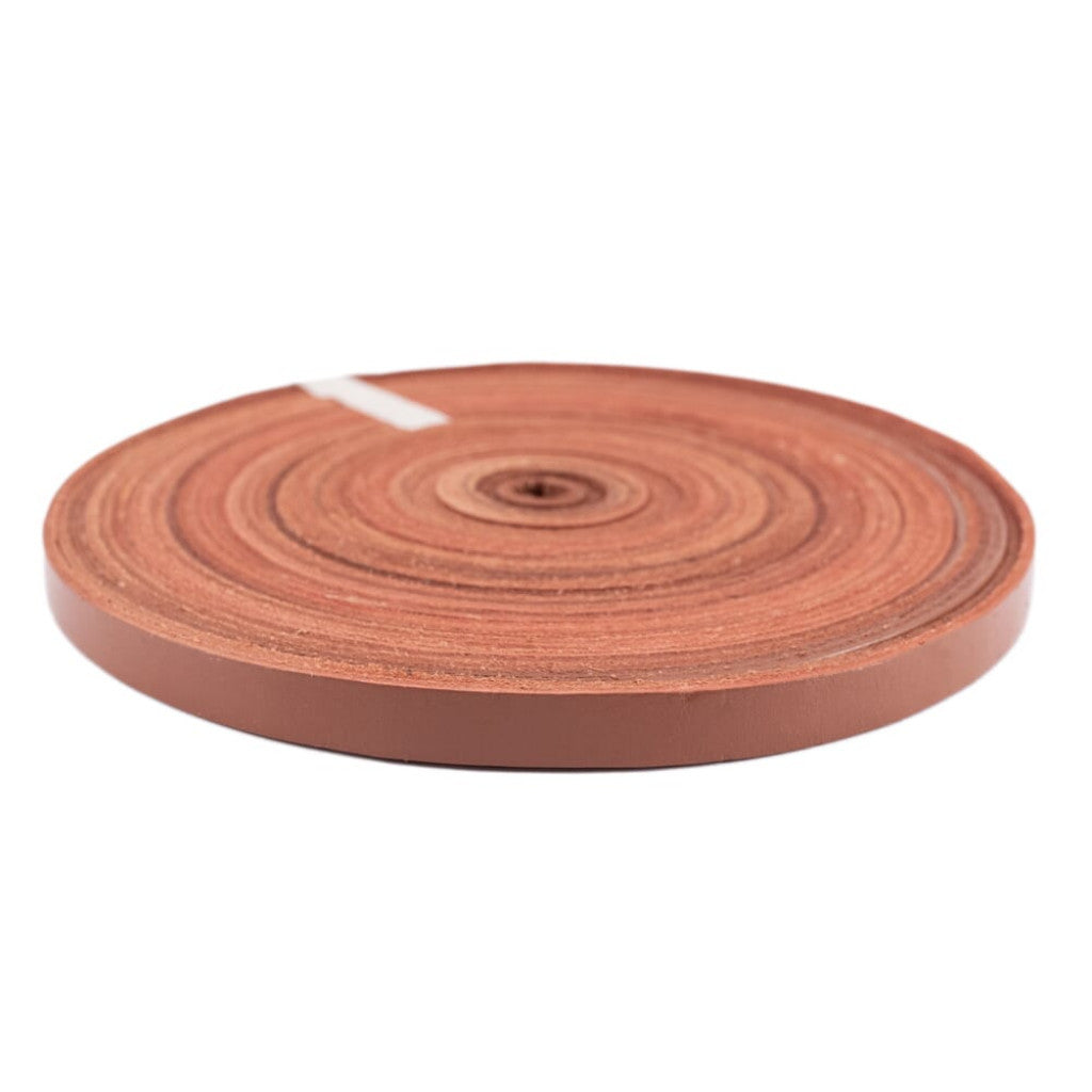 Skinnreim Metervare, 1cm bred - Brun (PUR108)