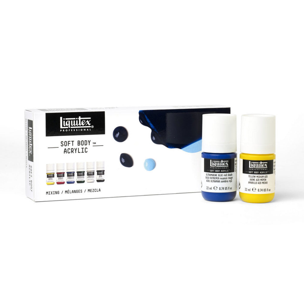 Liquitex Soft Body Mixing Set - 6x22ml