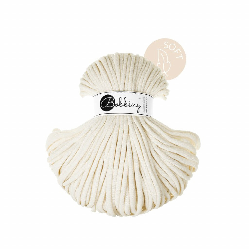 Bobbiny Jumbo Soft 8mm 100m - Natural