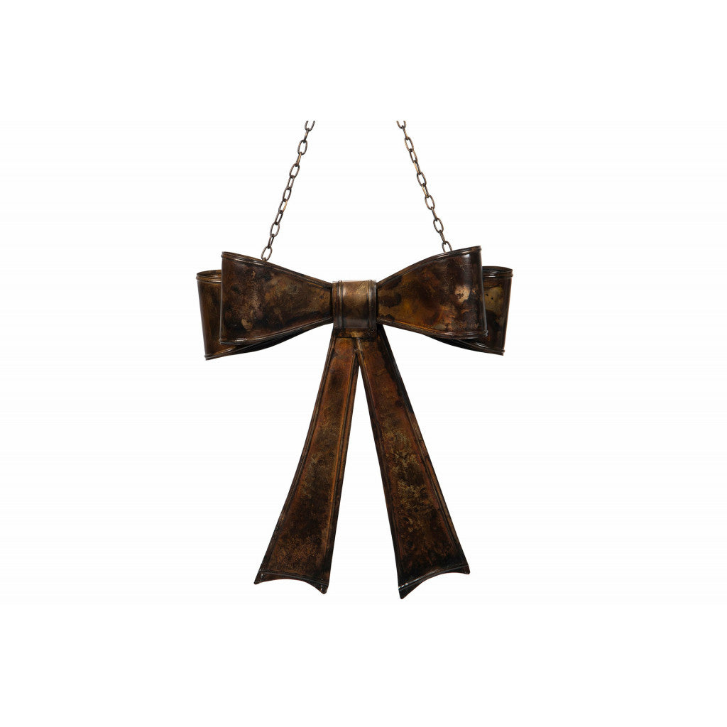 Sløyfe Antikk Metall, 33cm - Brun