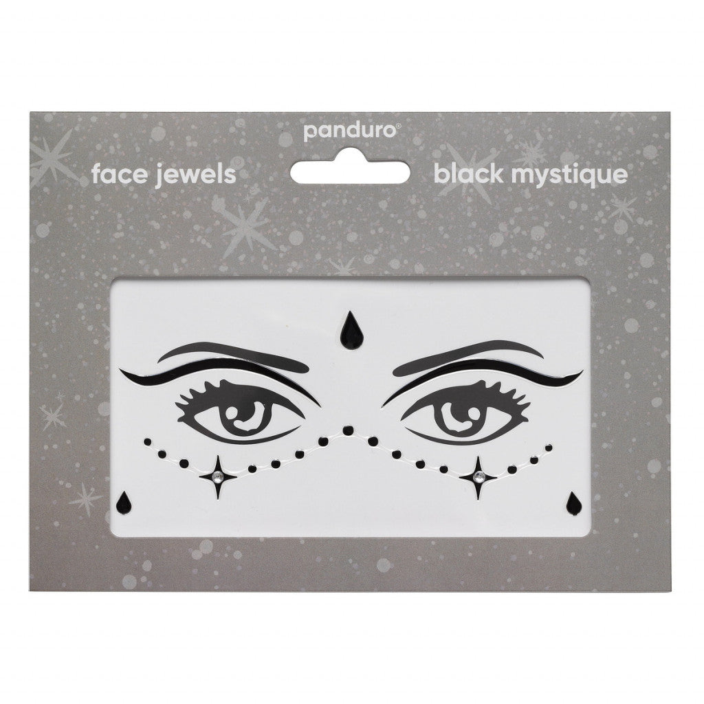 Face Jewels Black Mystique