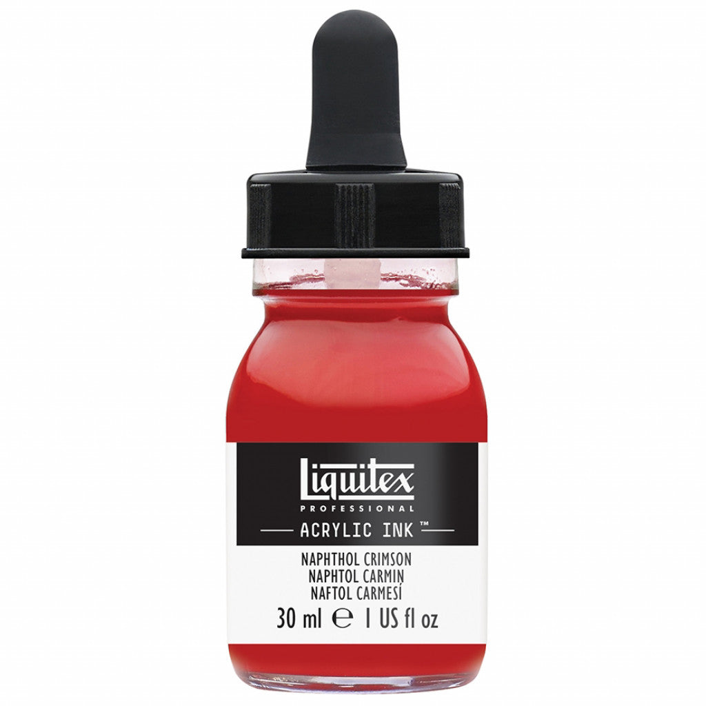 Liquitex Artists Acrylic Ink, 30 ml - 292 Napthol Crimson