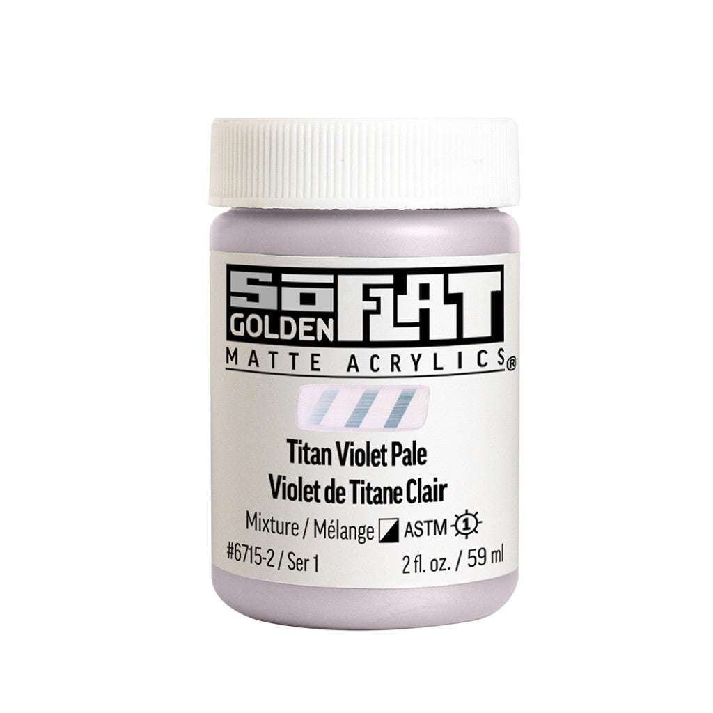 Golden SoFlat Acrylics 59ml - Titan Violet Pale