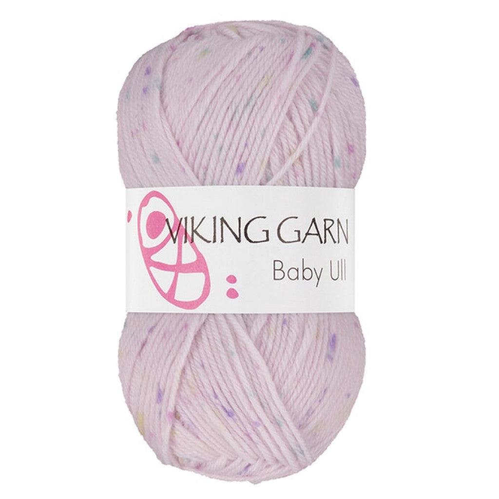Viking Baby Ull - 381 Rosa print
