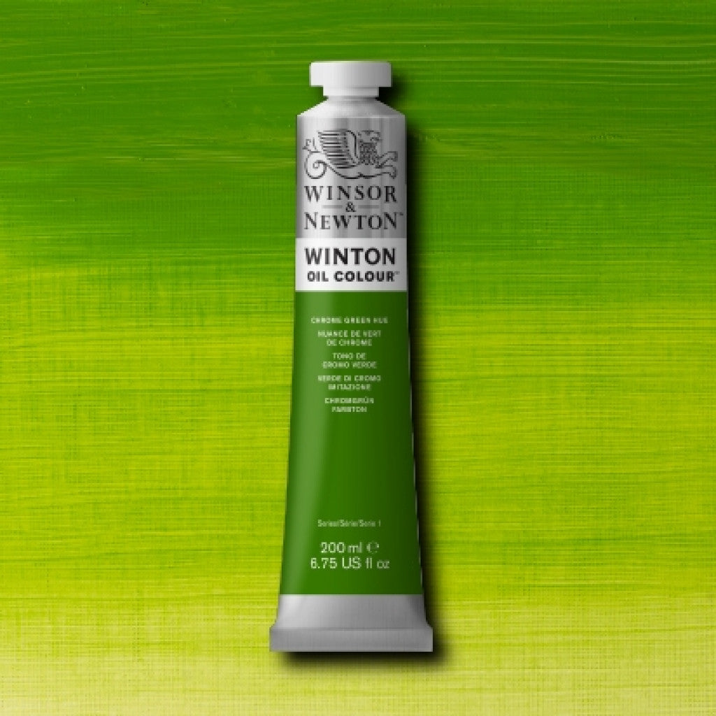W&N - Winton Oil 200ml - 145 Chrome Green Hue