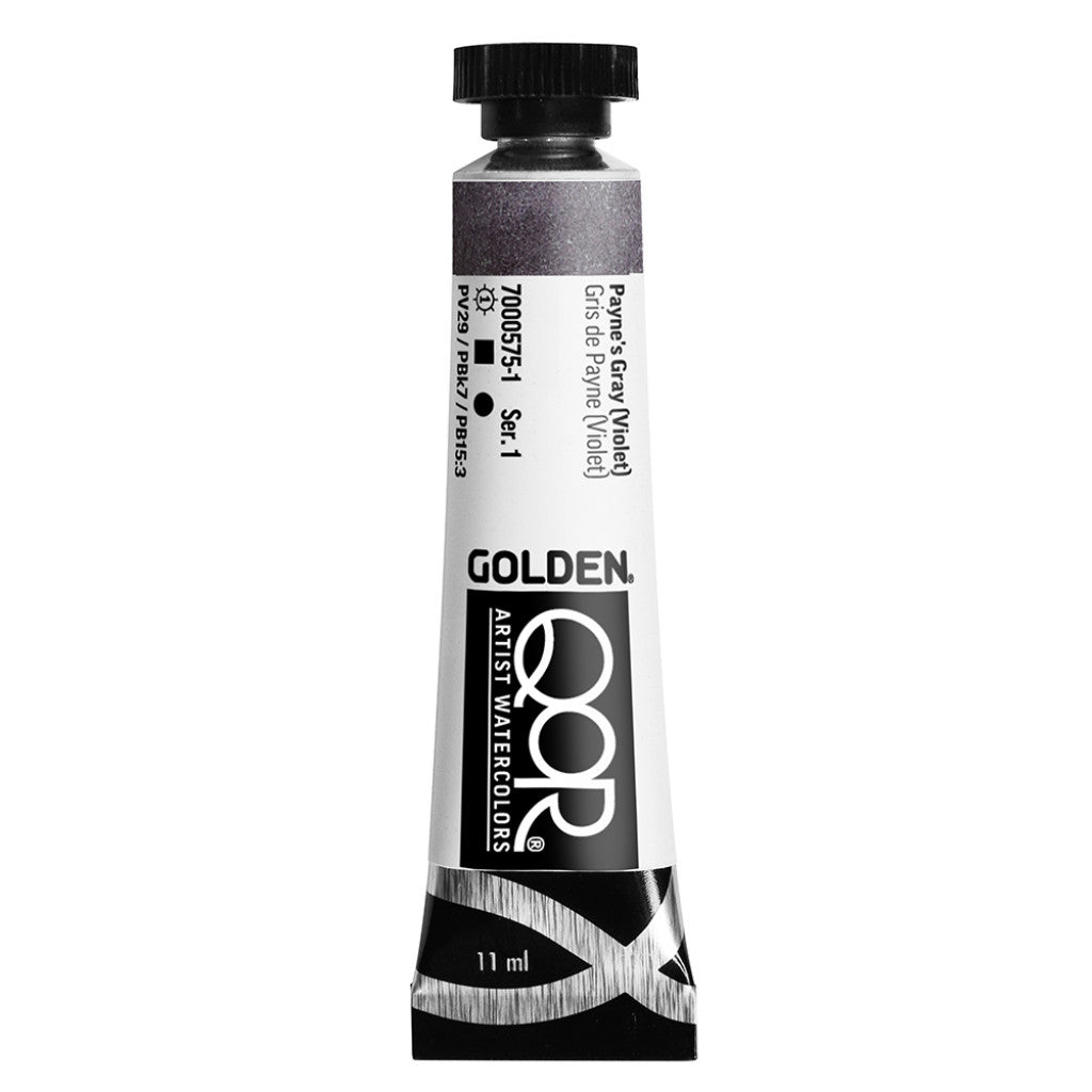 QoR Artist Watercolors tube 11ml - Payne's Gray Violet