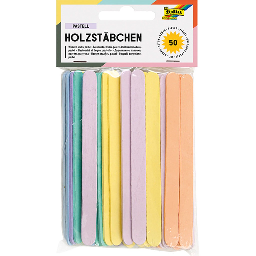 Folia Ispinner 114x10mm 50stk - Pastell