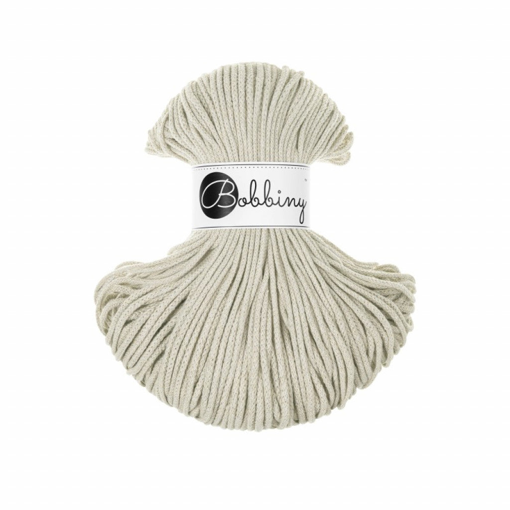 Bobbiny Braided Cord 3mm 100m - Pale Olive