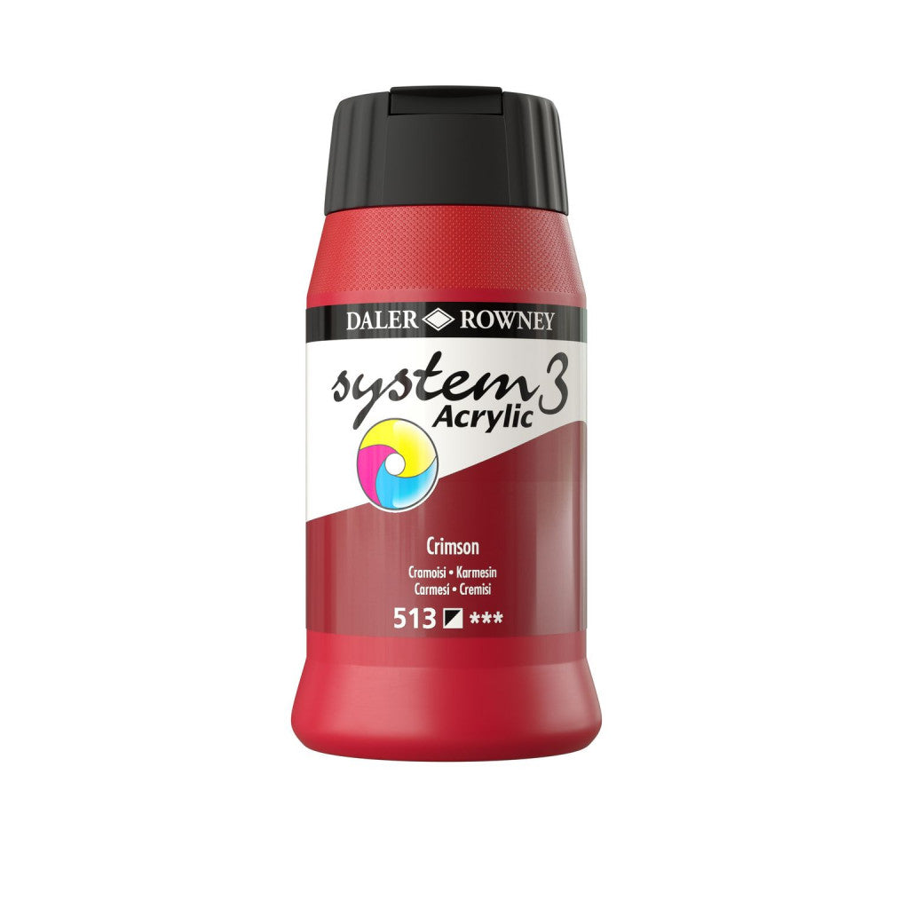 Daler Rowney - System3 500ml - 513 Crimson