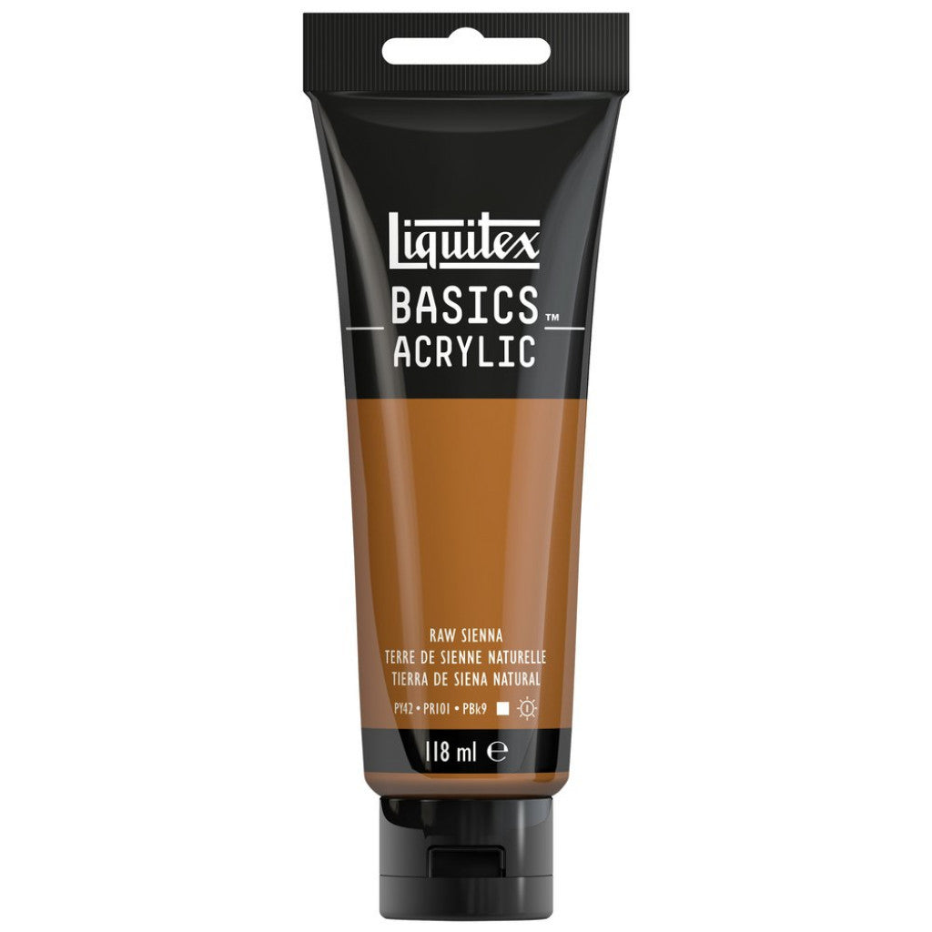 Liquitex Basics Acrylic 118ml - 330 Raw Sienna  S1