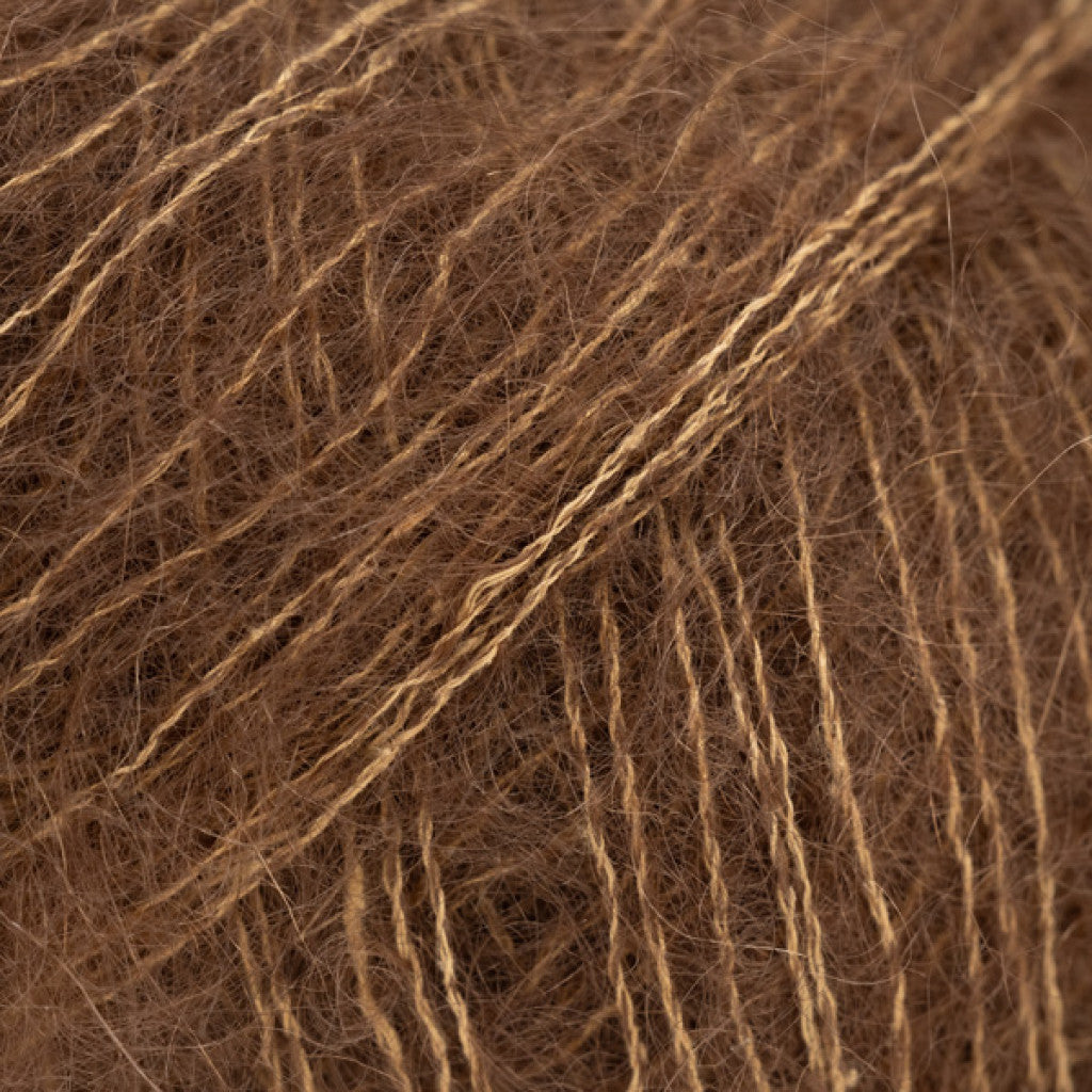 Kid-Silk Uni - 76 Valnøtt