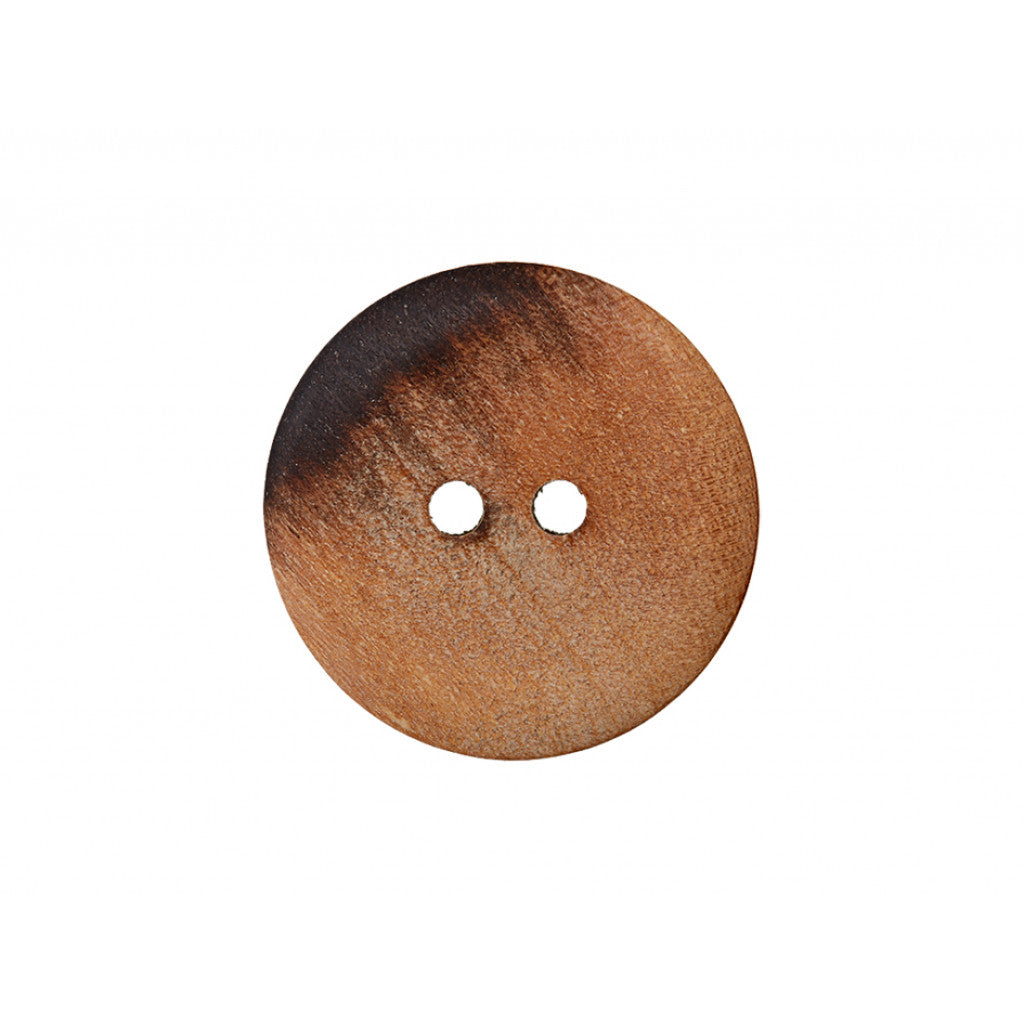 Knapp 453244 Treknapp 2-hull 15mm 16 Natur