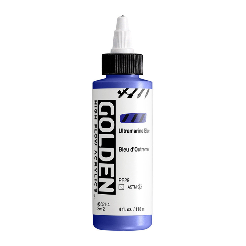 Golden High Flow Acrylics 118ml - Ultramarine Blue