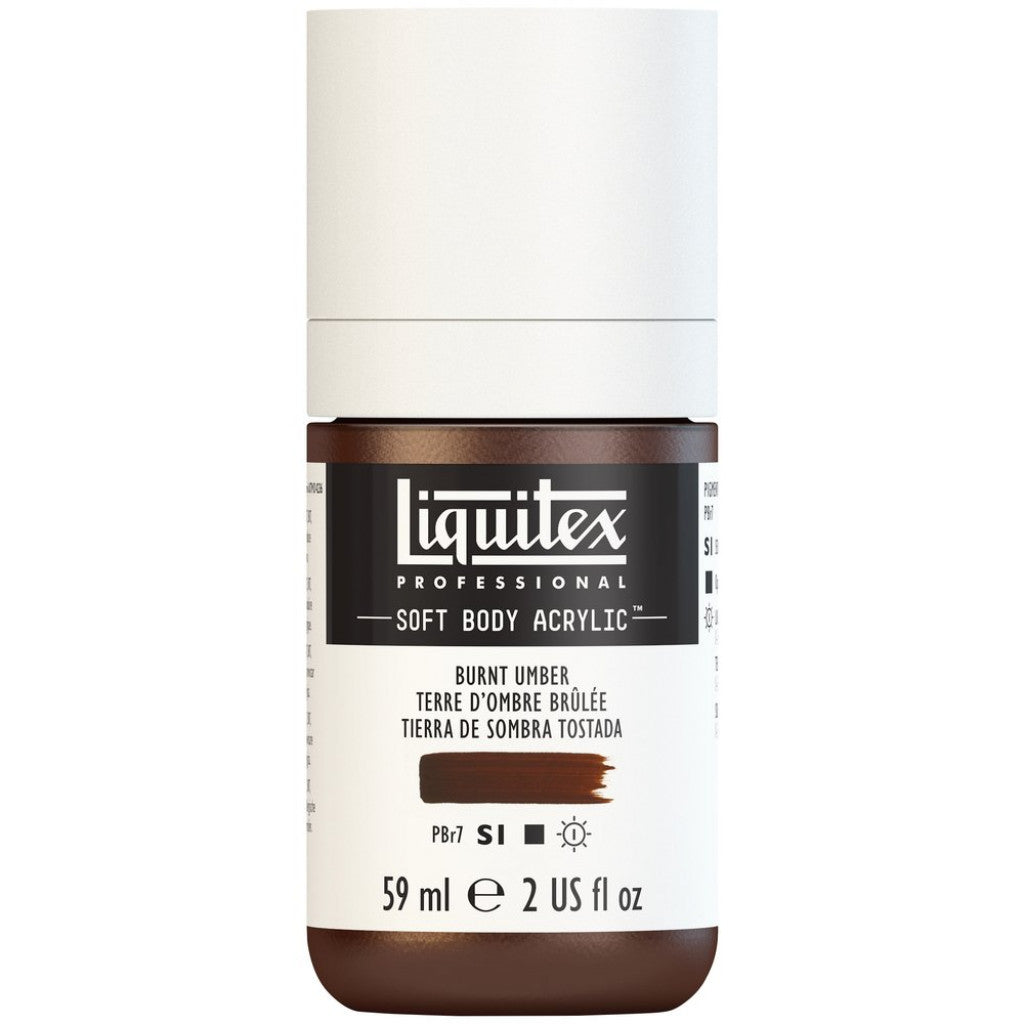 Liquitex Soft Body 59ml - 128 Burnt Umber  S1