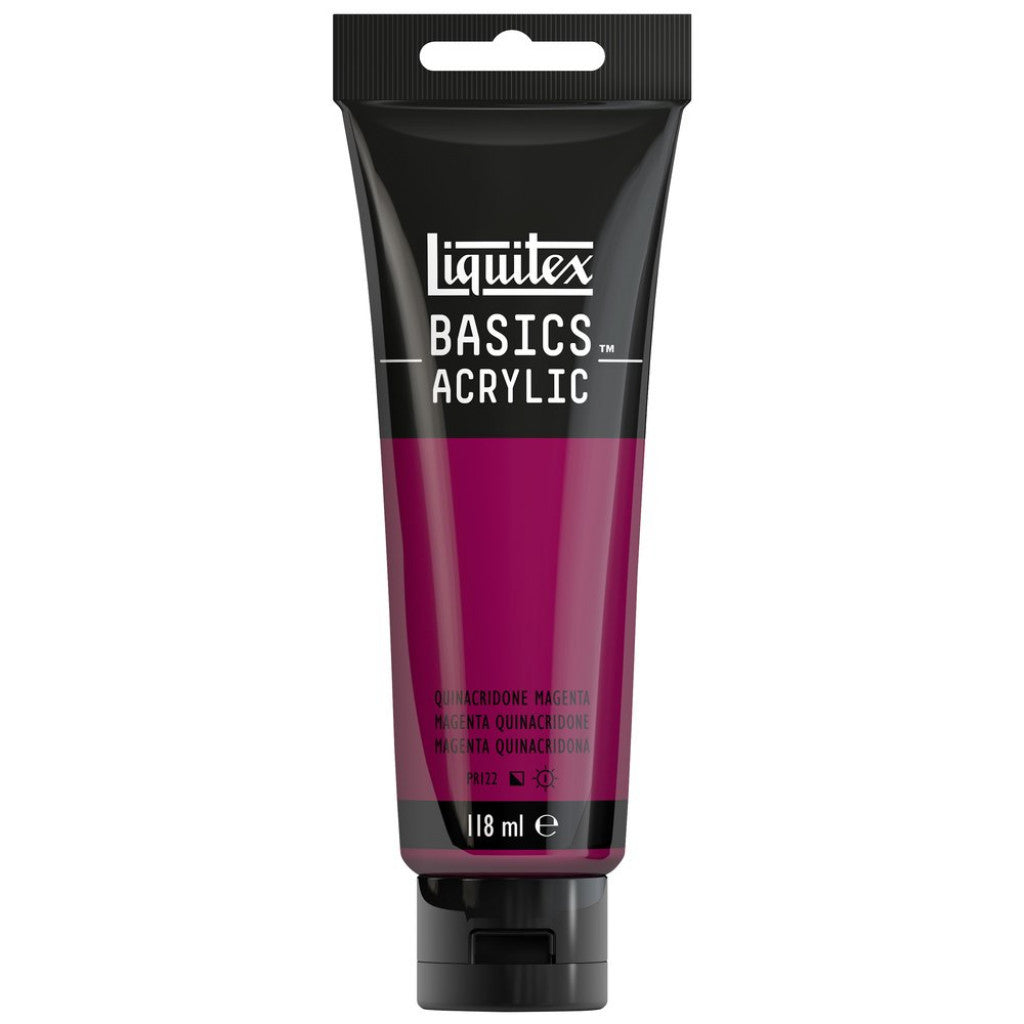 Liquitex Basics Acrylic 118ml - 114 Magenta Quinacridone  S1