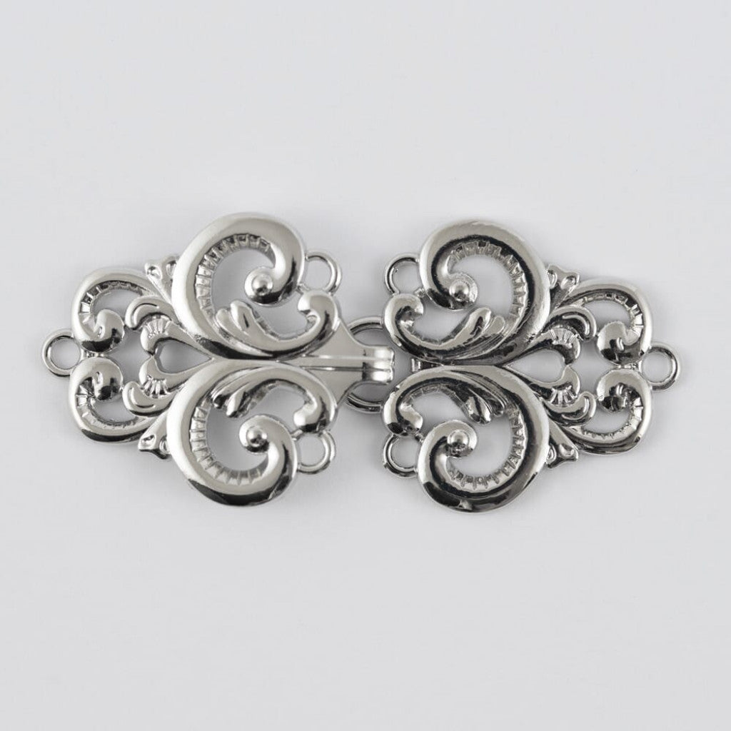 Hekte Sølv - 68x30mm (9433)