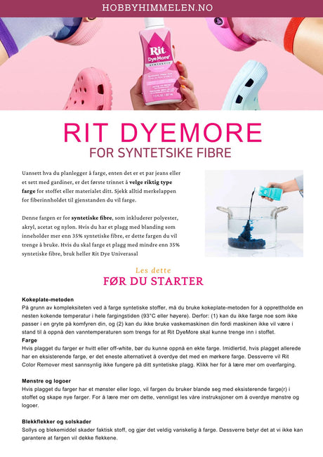 Rit DyeMore Syntetfarge - Sapphire Blue
